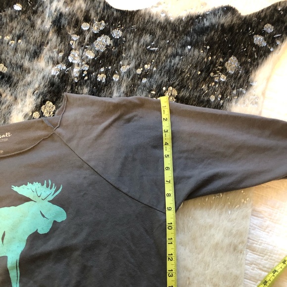 🤚 hand-printed in Connecticut MOOSE tee - Picture 9 of 10